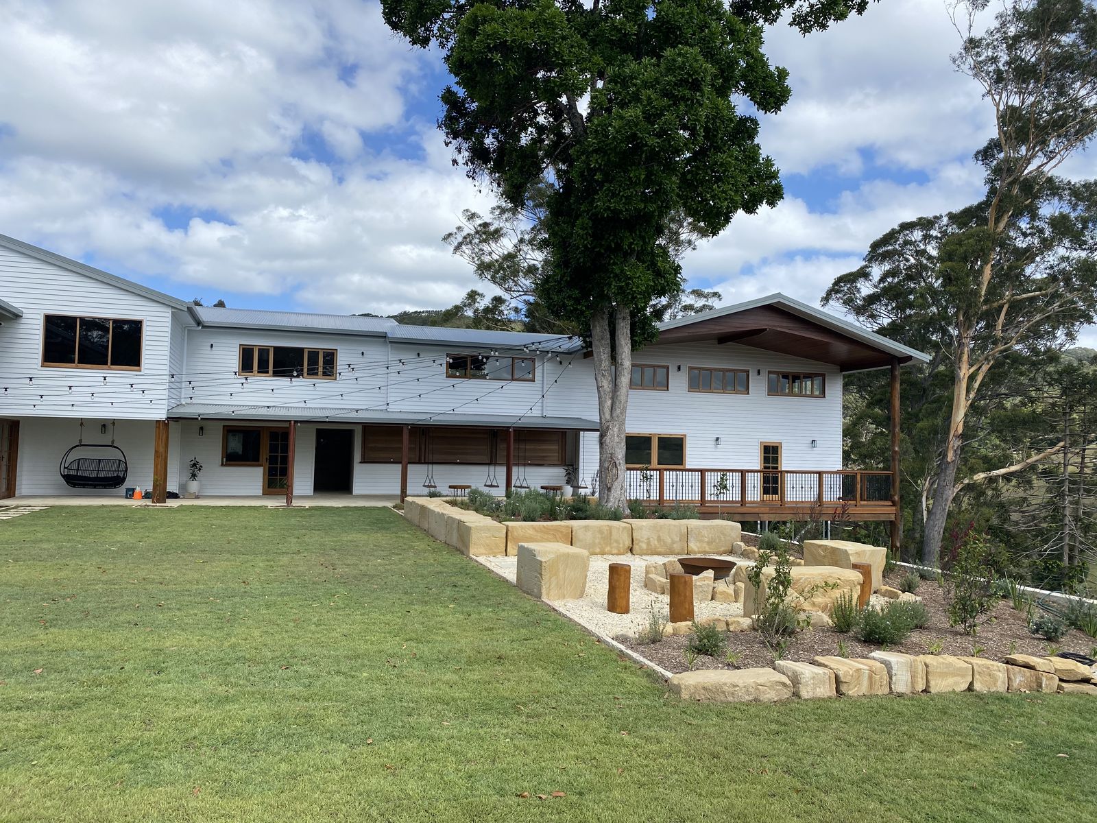 Completed Sanctum Carpentry homestead and grounds